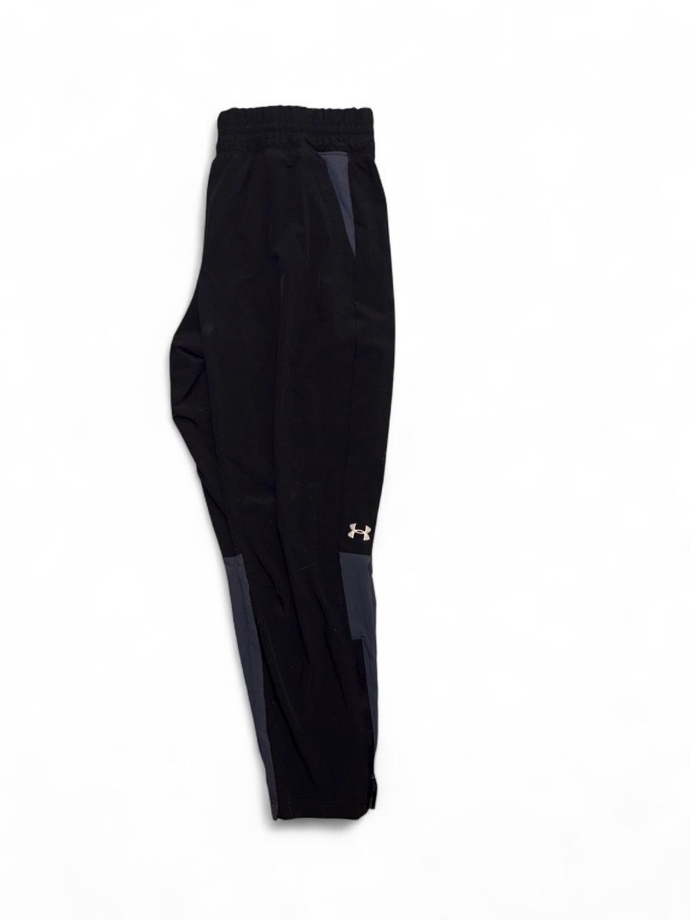 Under Armour Black Track Joggers with Gray Panels